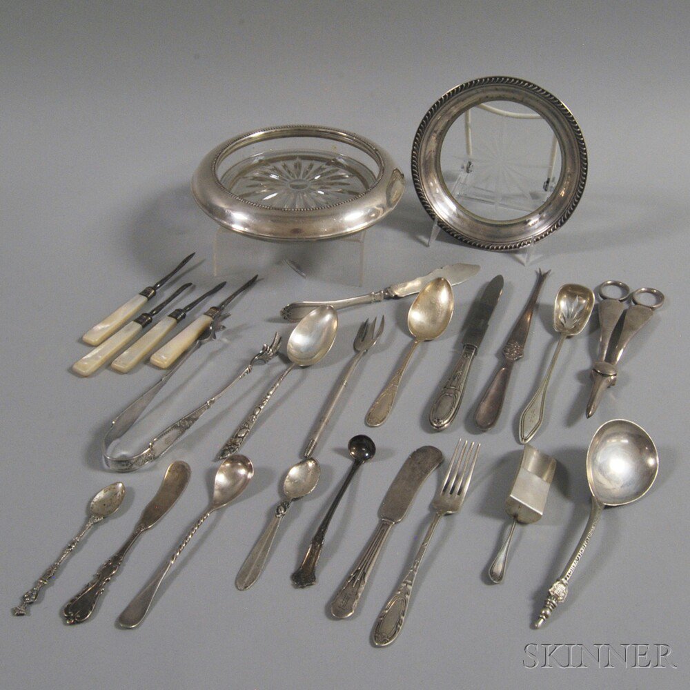 Appraisal: Group of Mostly Sterling Silver Flatware various pieces and patterns