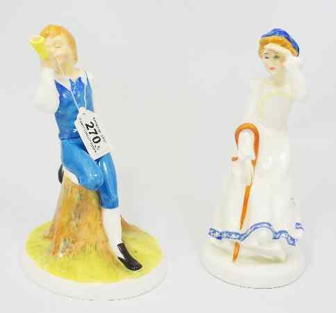 Appraisal: Royal Doulton Children figures Little Boy Blue HN and Little