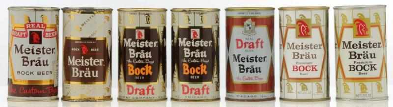 Appraisal: Lot of Meister Brau Beer Cans All are clean Includes