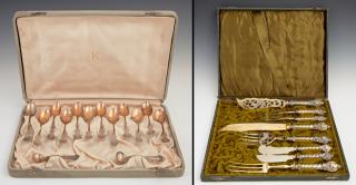 Appraisal: Cased Set of Twelve Sterling Demitasse Spoons t Cased Set