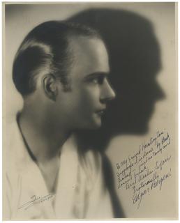 Appraisal: Bergen Edgar Inscribed and Signed Portrait Photograph Ingram s Gorgeous