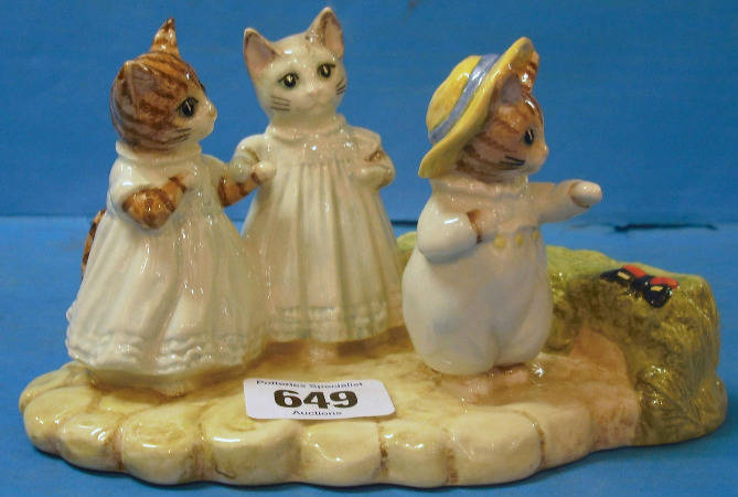 Appraisal: Beswick Beatrix Potter Tableau Mittens Tom Kitten Boxed with Certificate