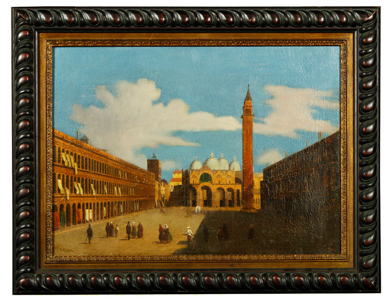 Appraisal: - th th C Italian School St Mark's Square Venice