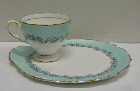 Appraisal: ENGLISH BONE CHINA ARISTOCRAT SNACK SERVICE R H S L