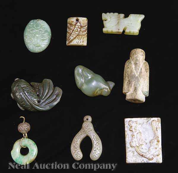 Appraisal: A Nice Group of Nine Chinese Archaic and Archaistic Jade