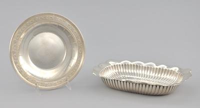 Appraisal: Two Sterling Silver Serving Dishes The first by Watson Co