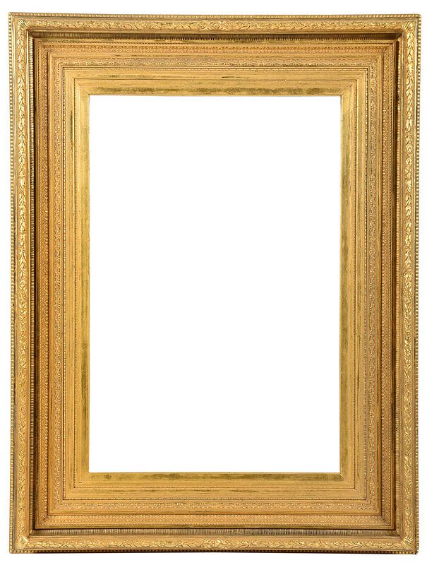 Appraisal: Fine American th Century Gilt Wood Frame circa s outer