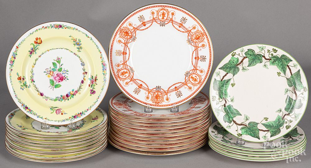 Appraisal: Set of ten Wedgwood floral plates Set of ten Wedgwood