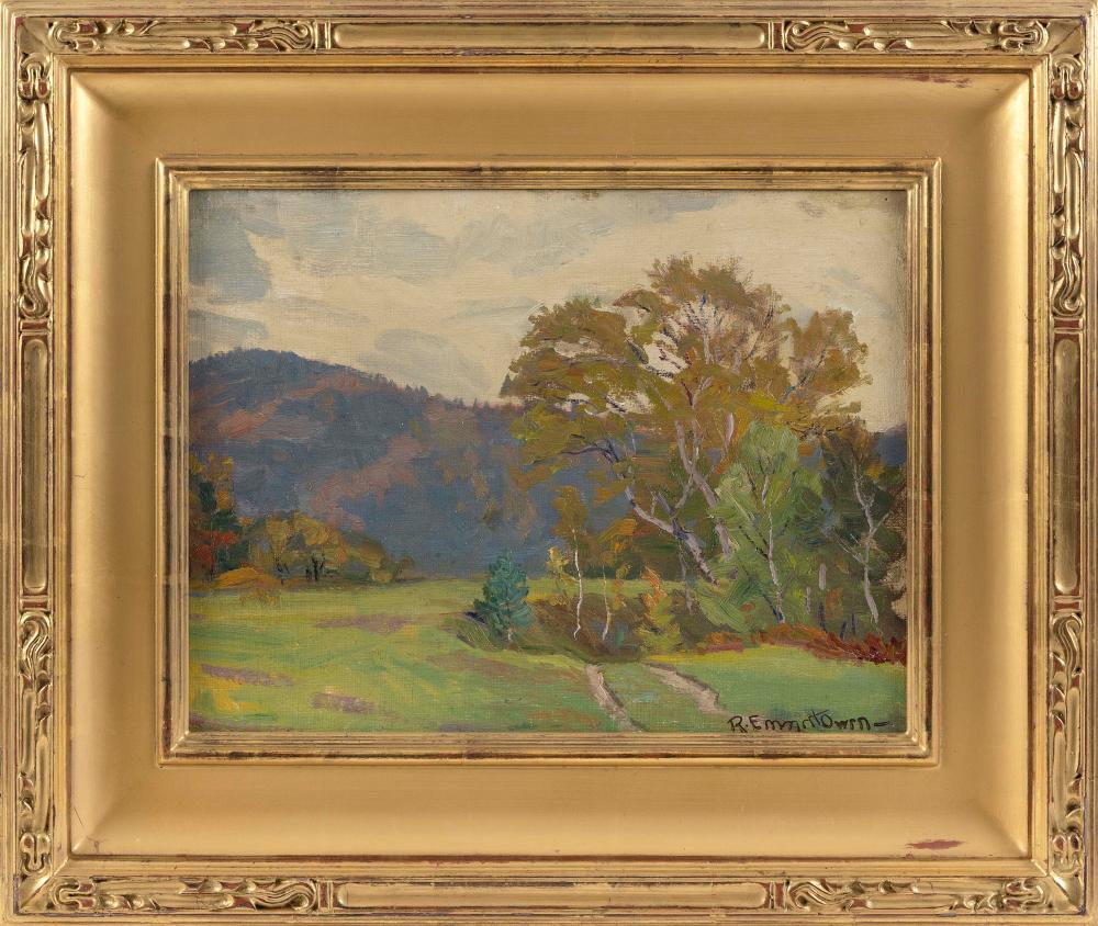 Appraisal: ROBERT EMMETT OWEN NEW YORK CONNECTICUT MASSACHUSETTS - MOUNTAIN LANDSCAPE