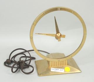 Appraisal: Jefferson Electric Desk Clock Jefferson electric desk clock high wide