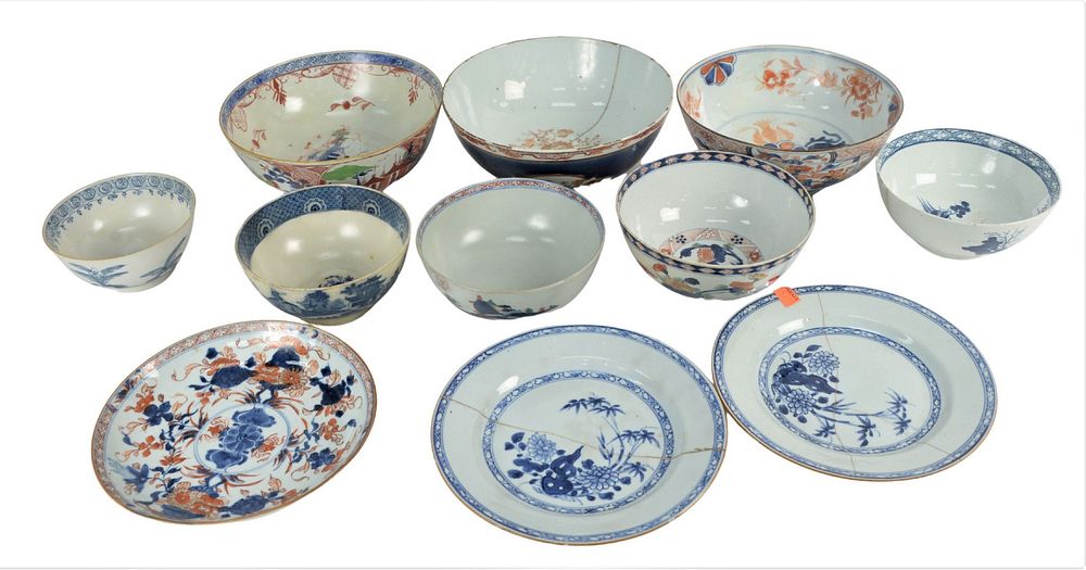 Appraisal: Eleven Piece Lot of Chinese Export to include various bowls