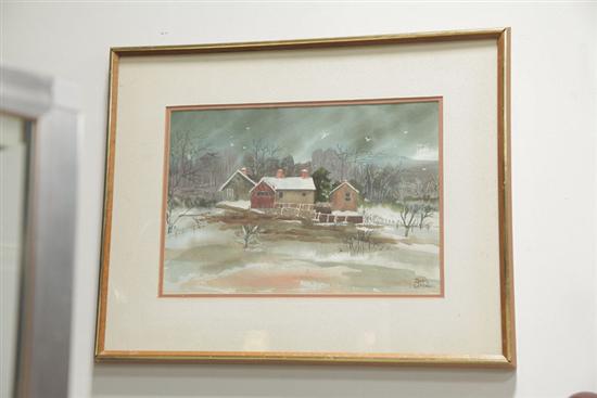 Appraisal: 'WINTER STORMFRONT'' BY DOROTHY CLARKE BOWLING GREEN OHIO TWENTIETH CENTURY