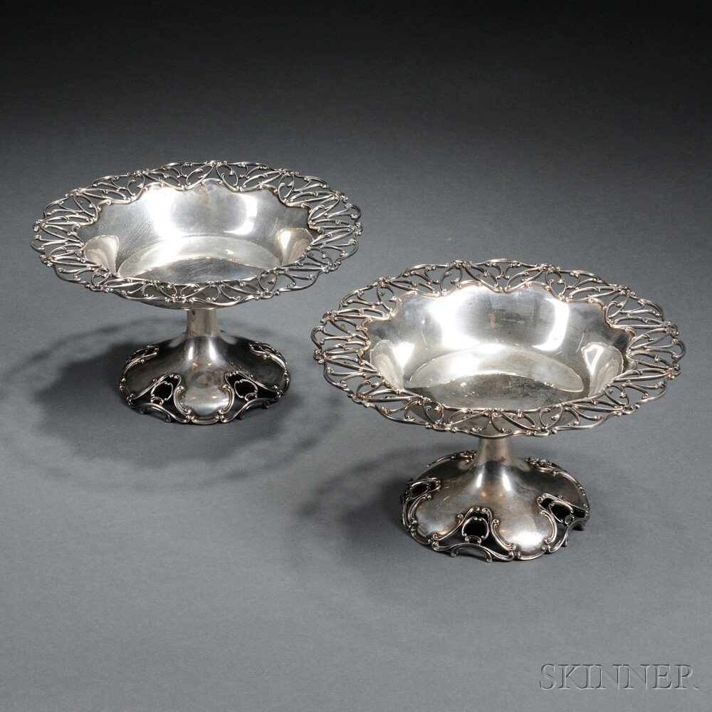 Appraisal: Two Towle Sterling Silver Compotes Newburyport Massachusetts th century each