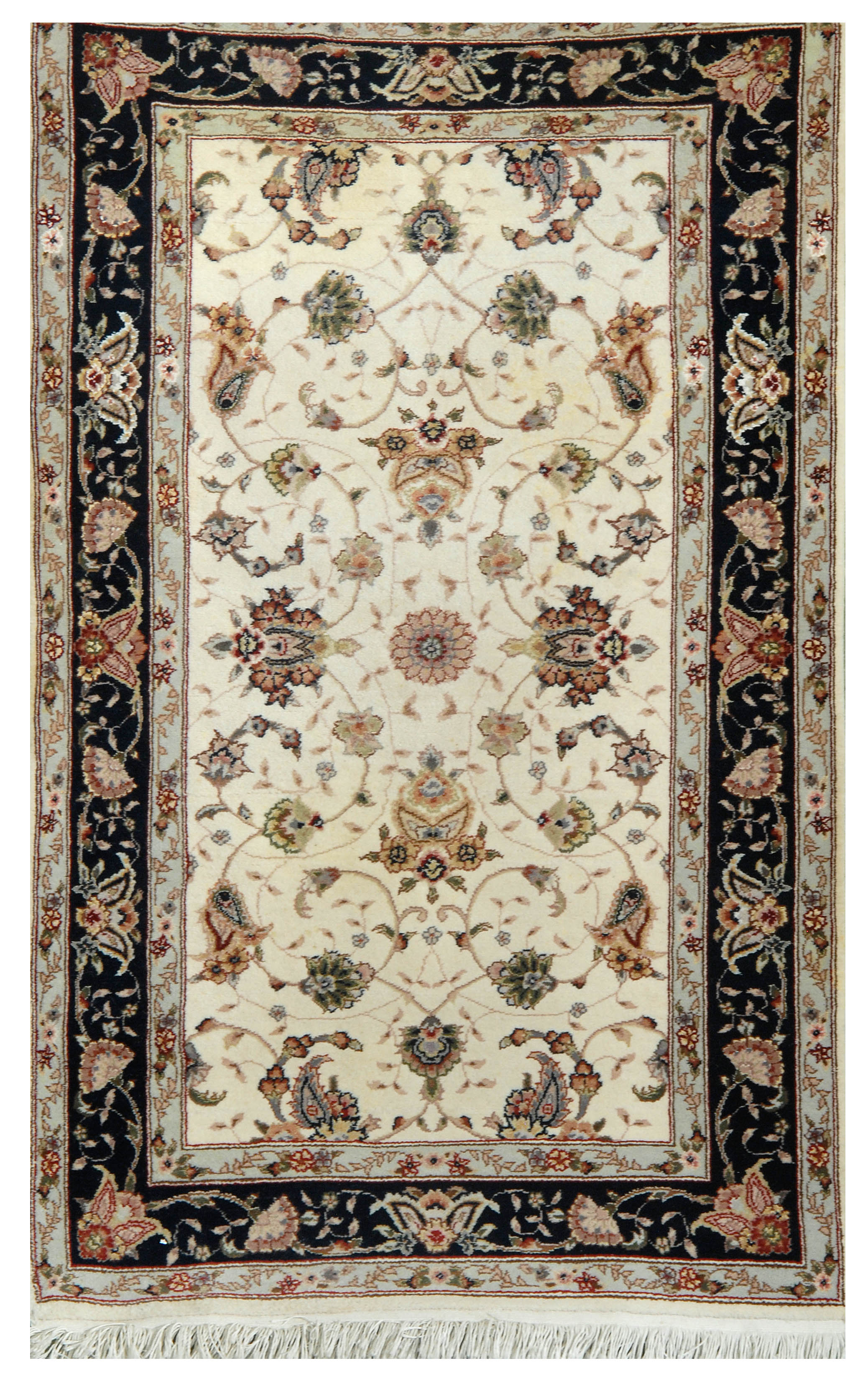 Appraisal: ORIENTAL RUG PERSIAN DESIGN ' x ' Ivory field filled