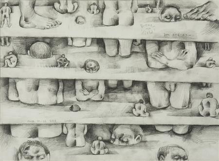 Appraisal: DAVID BREUER-WEIL BRITISH B GENERATIONS Signed and dated pencil on