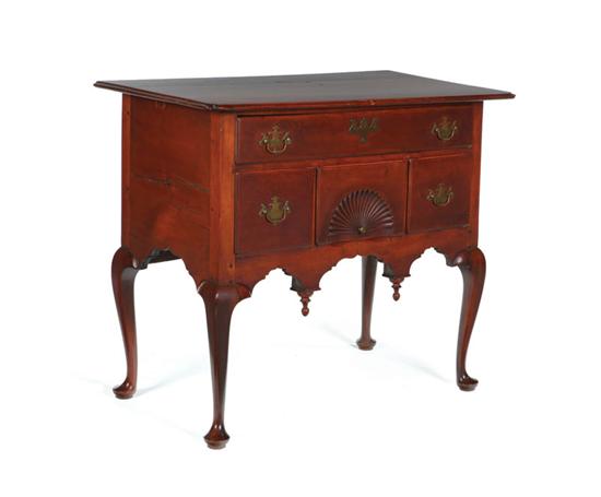 Appraisal: QUEEN ANNE DRESSING TABLE New England mid th century cherry