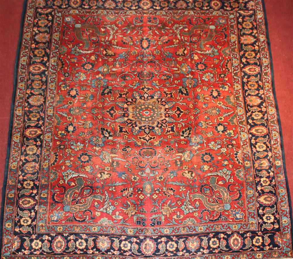 Appraisal: TABRIZ RUG approx ' x ' Retail pricing not listed