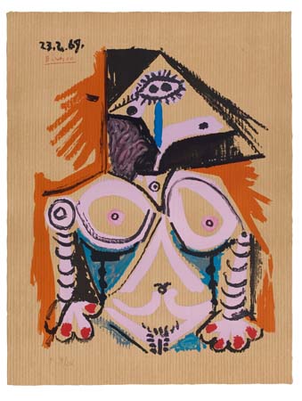 Appraisal: PABLO PICASSO after Les Portraits Imaginaires Group of color lithographs