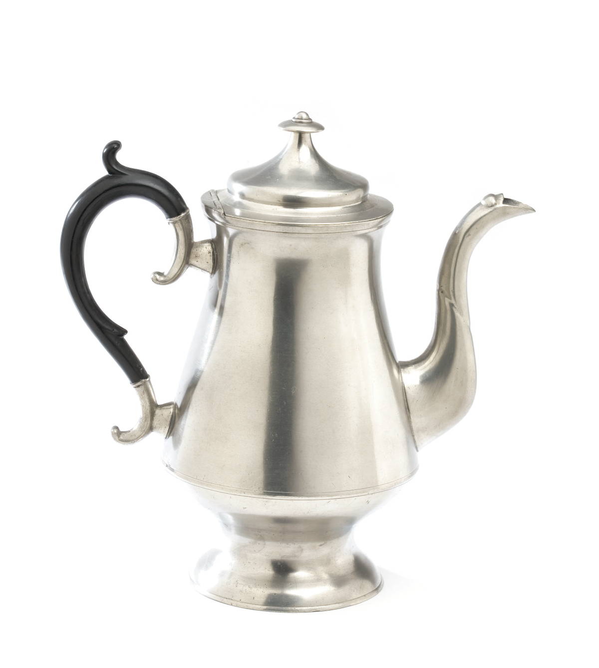 Appraisal: PEWTER COFFEEPOT THOMAS DANFORTH BOARDMAN - HARTFORD CONNECTICUT Maker's mark