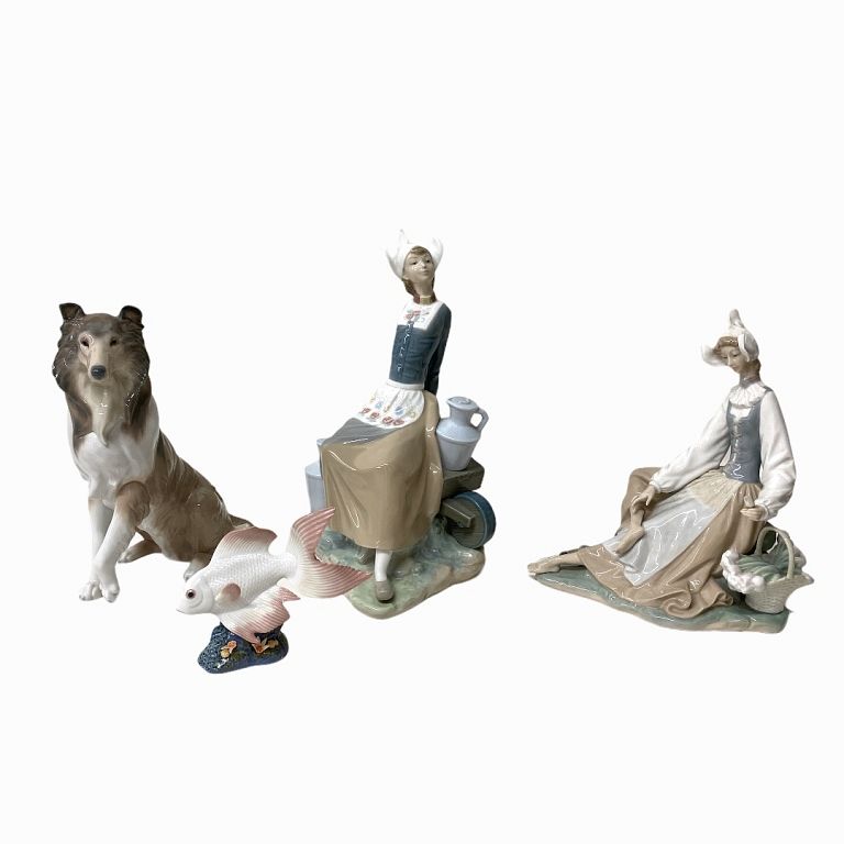 Appraisal: Large Lladro Figurines Large Lladro Figurines Collection includes figurines depicting