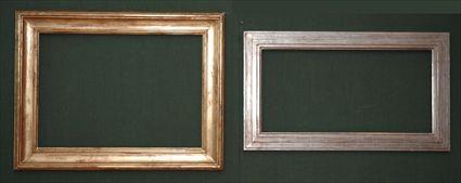 Appraisal: Two Giltwood Frames x in and x in