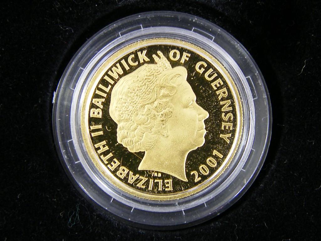 Appraisal: Guernsey ct coin commemorating the life of Queen Victoria g