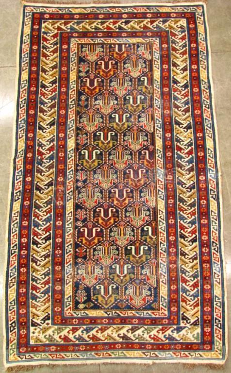 Appraisal: Antique Handmade Oriental Area Rug Shirvan design very nice quality