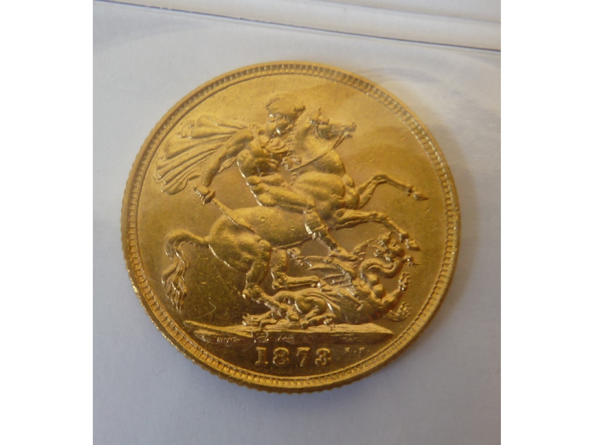 Appraisal: A QUEEN VICTORIA GOLD SOVEREIGN very fine