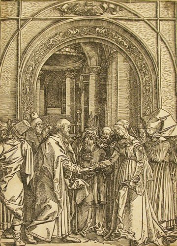 Appraisal: Artist Durer Albrecht German - Title The Betrothal of the