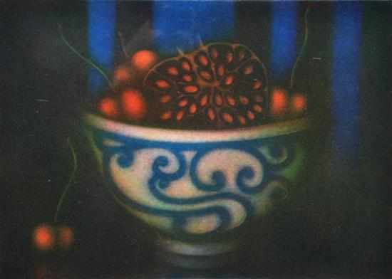 Appraisal: Laurent Shkolynk French born Grenade Pomegranate mezzotint x cm