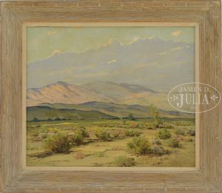 Appraisal: WILLIAM DARLING American - SPRING Oil on Masonite Housed in