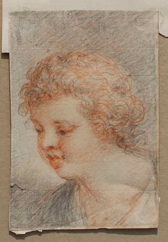 Appraisal: TH C OR EARLIER STUDY OF A CHILD'S HEAD ATTRIBUTED