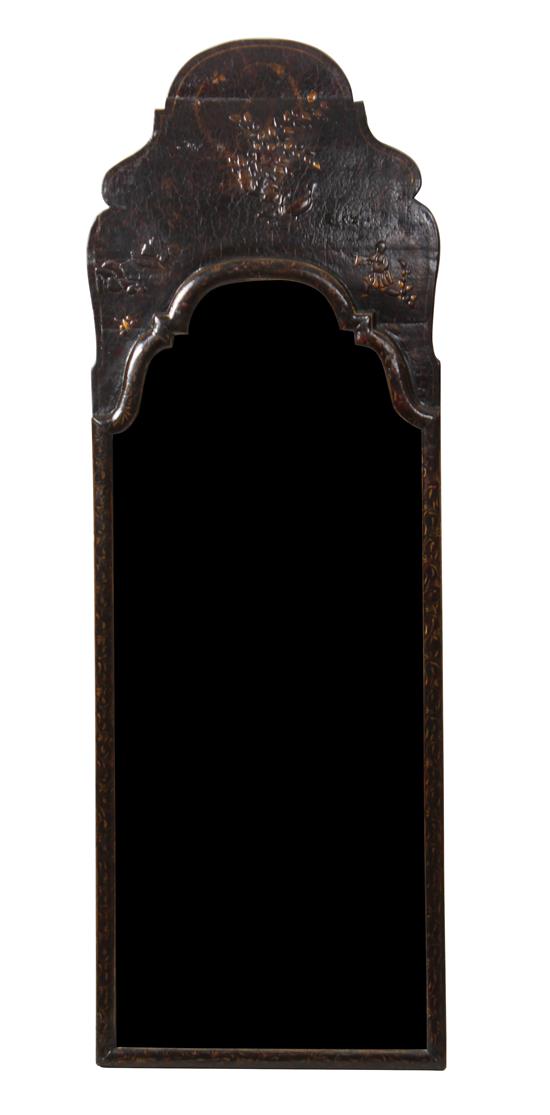 Appraisal: Sale Lot A Queen Anne Lacquered Mirror late th early