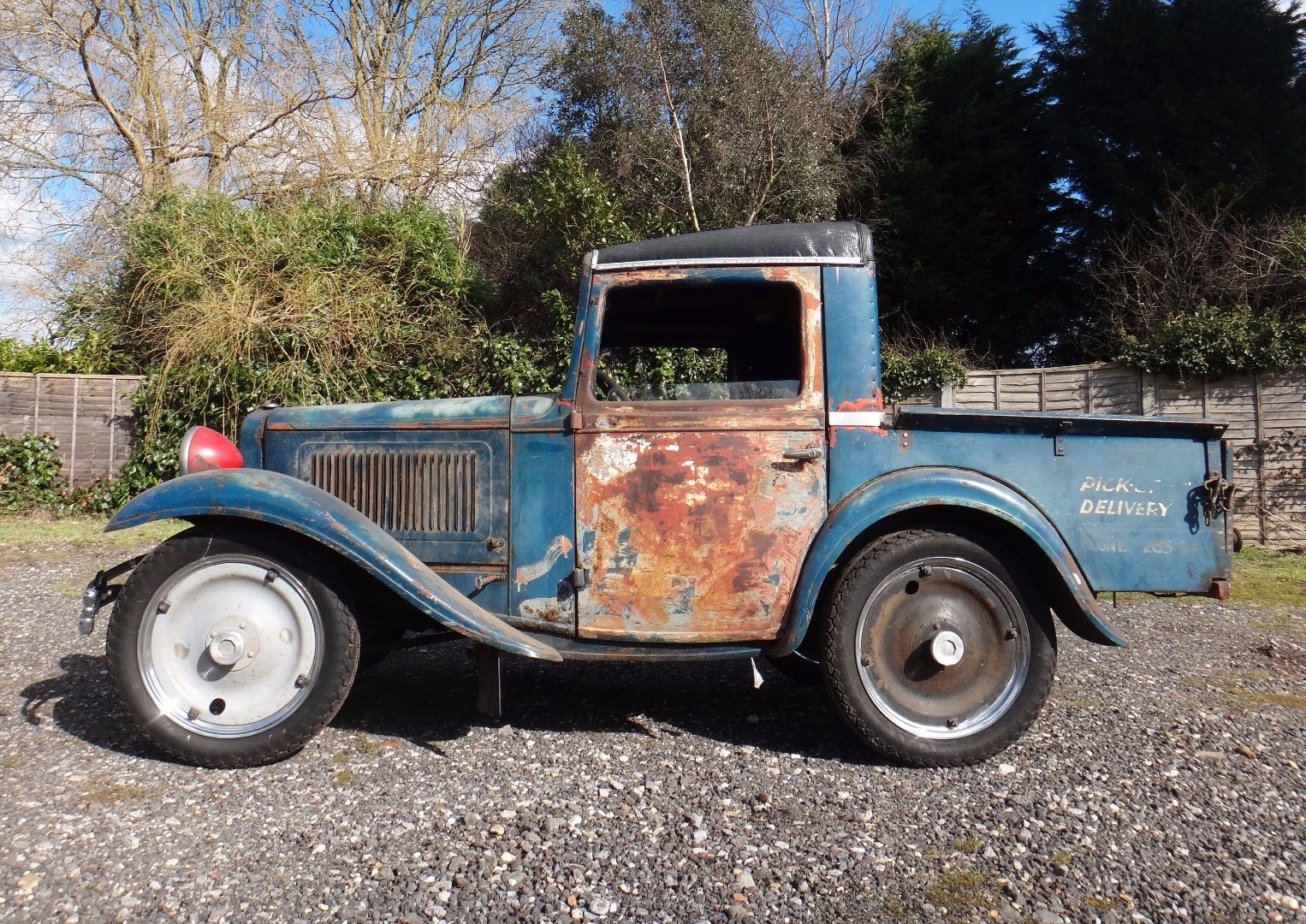 Appraisal: A American Austin pick up truck left hand drive blue