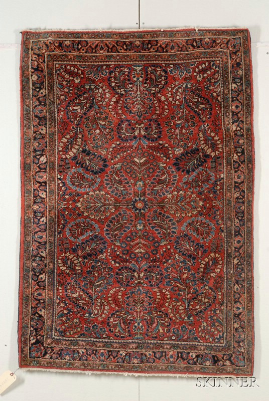 Appraisal: Sarouk Rug West Persia second quarter th century ft in