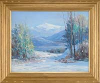 Appraisal: GEORGE WILLIAM DINCKEL American - EARLY SNOW AT BRETTON WOODS