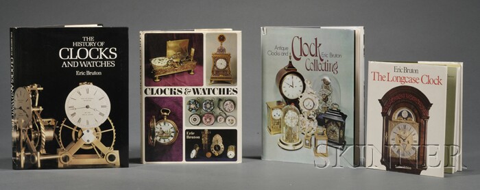 Appraisal: Four Horological Titles by Eric Bruton including The Longcase Clock