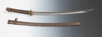 Appraisal: Ceremonial Samurai Sword Japanese circa th Century Long sword kitana