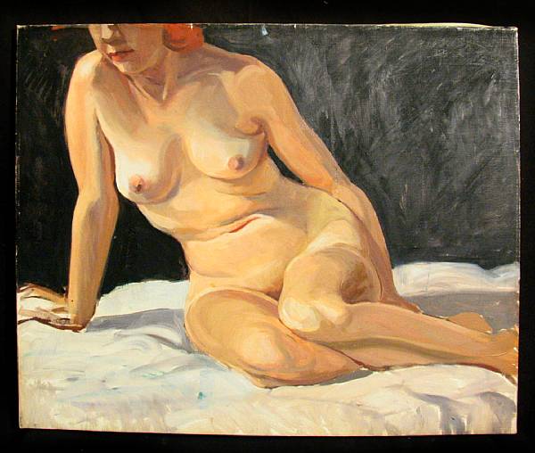 Appraisal: George Kennedy Brandriff American - Nude unsigned dated ' '