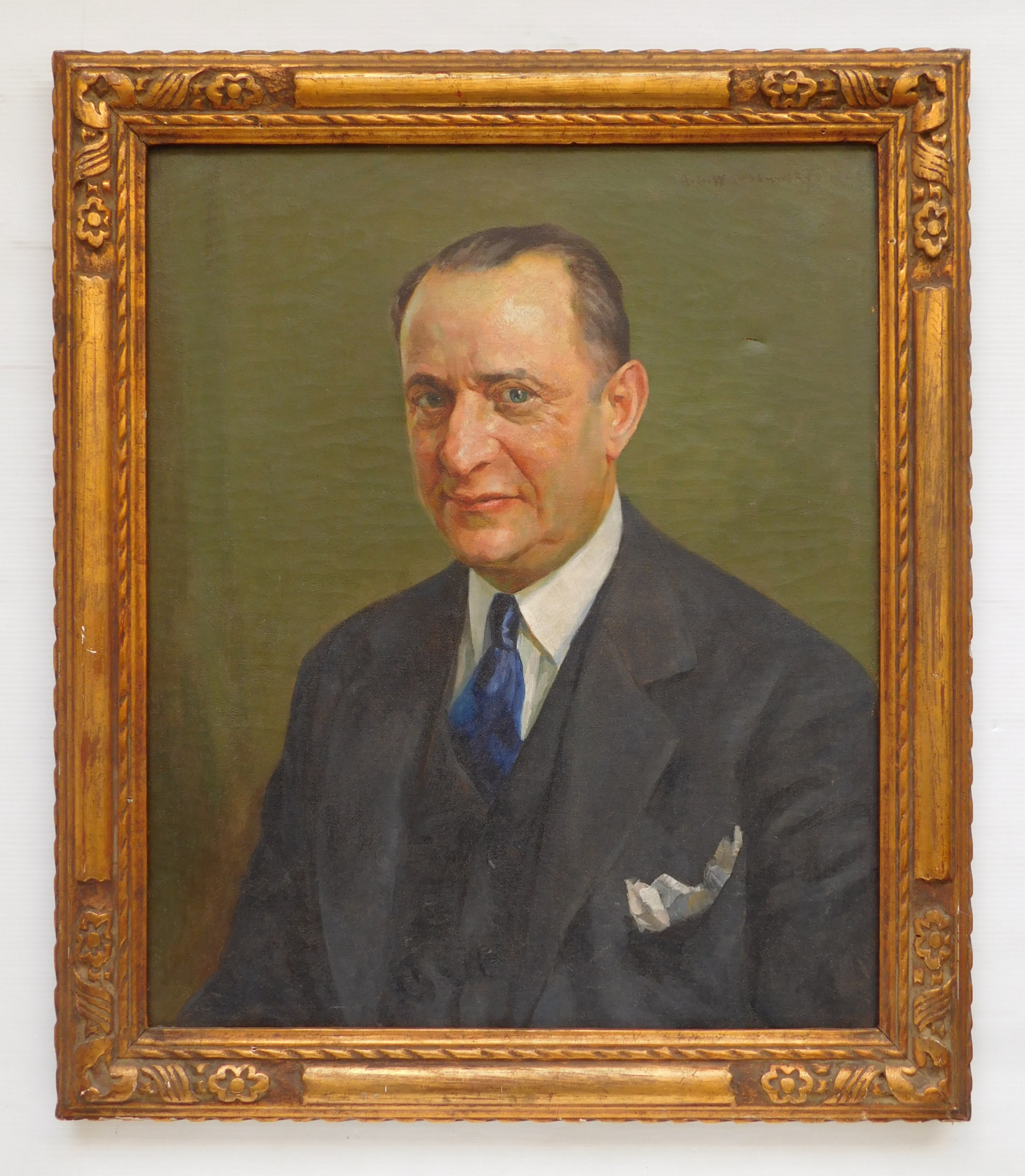 Appraisal: Abel G Warshawsky American - Portrait of Gentleman- oil on