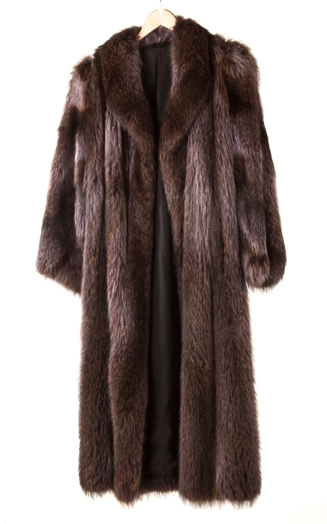 Appraisal: Full-length racoon fur coat