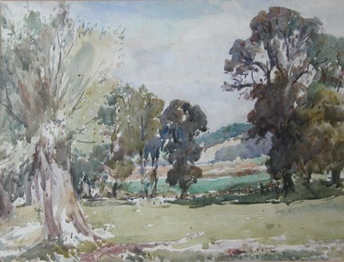 Appraisal: Artist th Century British School Title British Landscape Medium watercolor