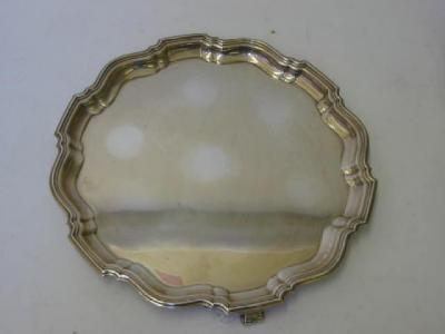 Appraisal: A SALVER maker B B S Ltd Birmingham of circular