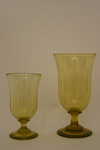 Appraisal: VASES - Lot of two free blown footed glass celery