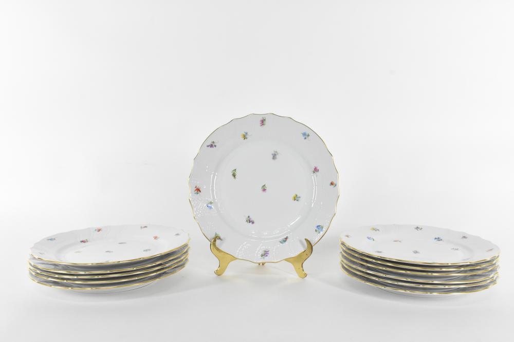 Appraisal: Marked In the Kimberley pattern Each plate with a molded