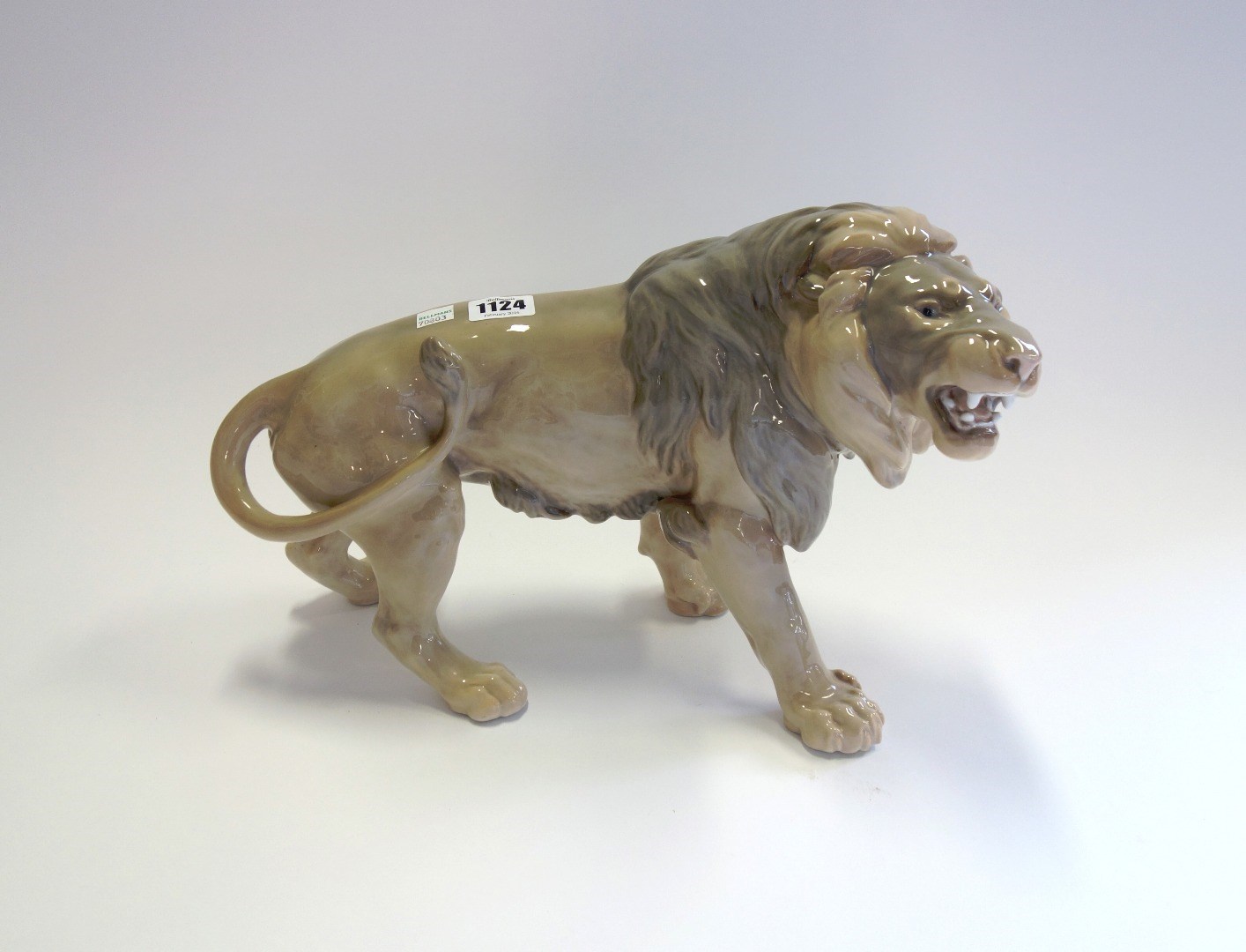 Appraisal: A Bing and Grondahl large model of a roaring lion