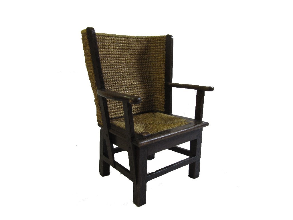 Appraisal: A Victorian child's Orkney chair