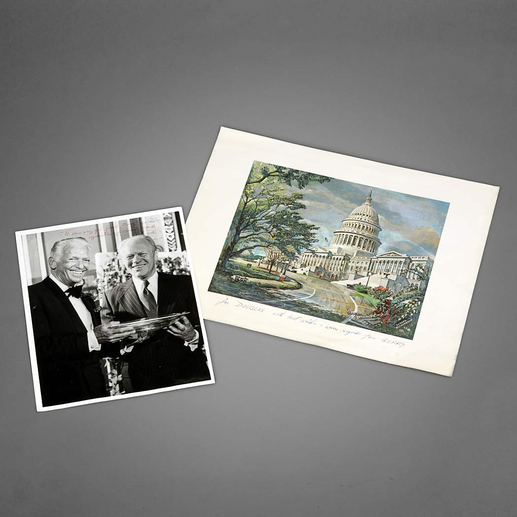 Appraisal: PRESIDENTIAL Photograph inscribed from President Gerald R Ford With the