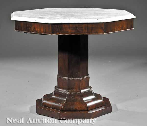 Appraisal: An American Late Classical Mahogany Center Table early th c