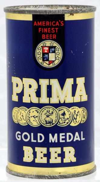 Appraisal: Prima Gold Medal Beer Flat Top Beer Can - OI